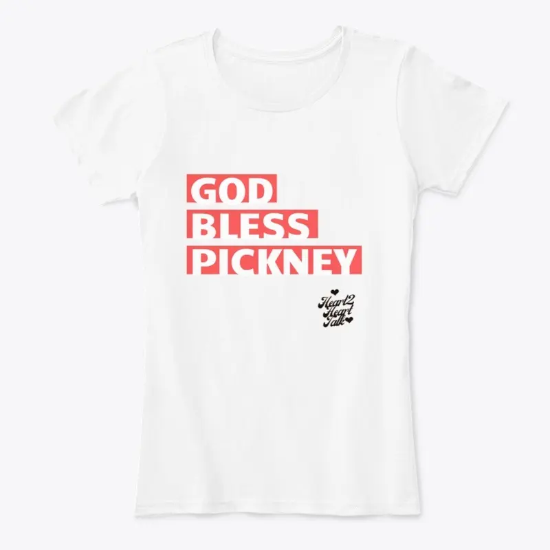 Ladies Tee - God Bless Pickney